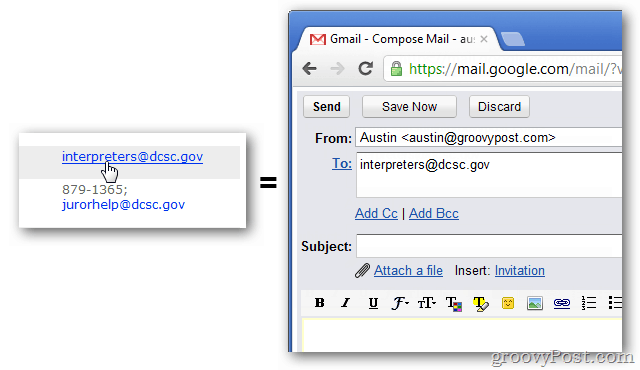 E-mail Gmail implicit Chrome