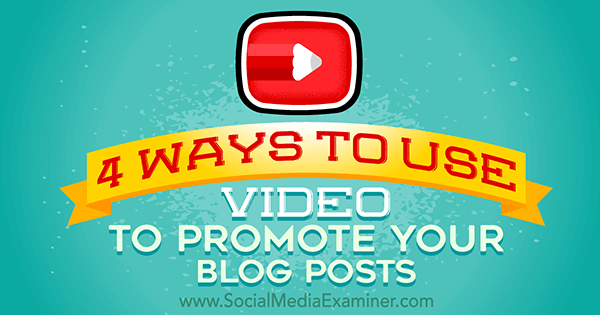 promovează blogul cu videoclip