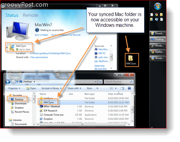 Beta de sincronizare Windows Live