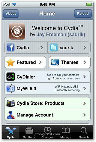 Magazin Cydia