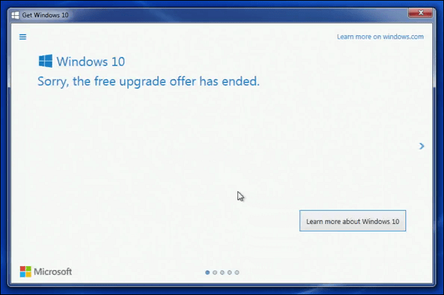 Microsoft Recomandând clienților să contacteze asistența pentru actualizările Windows 10 care nu sunt completate până la data limită