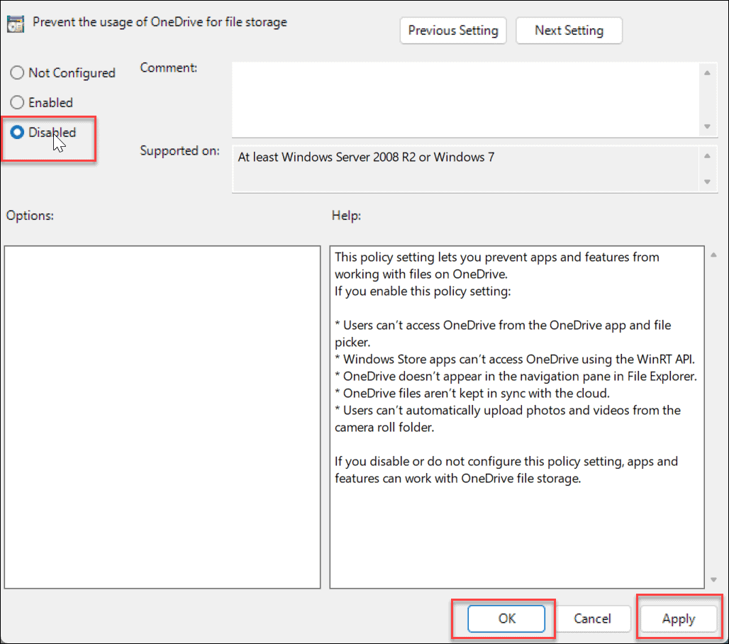 Dezactivați OneDrive pe Windows 11