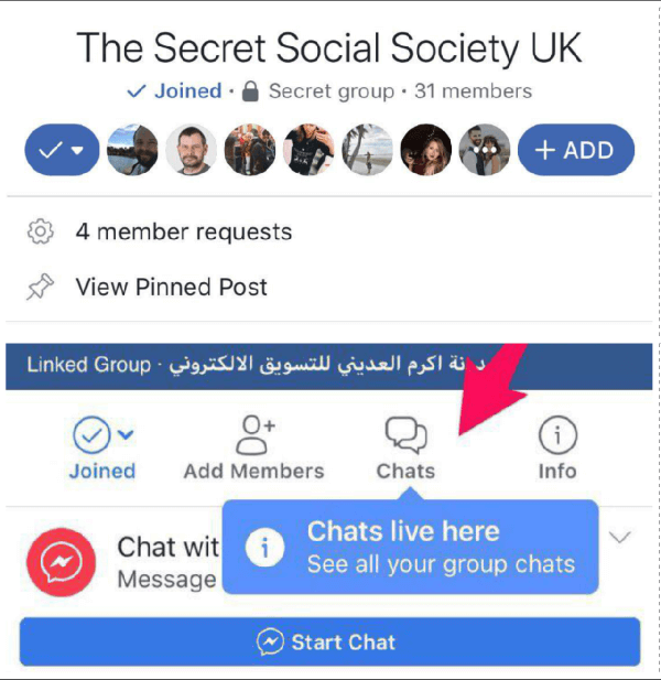 De asemenea, Facebook poate lansa un buton pentru a adăuga rapid prieteni și o serie de funcții noi de chat în Grupuri.
