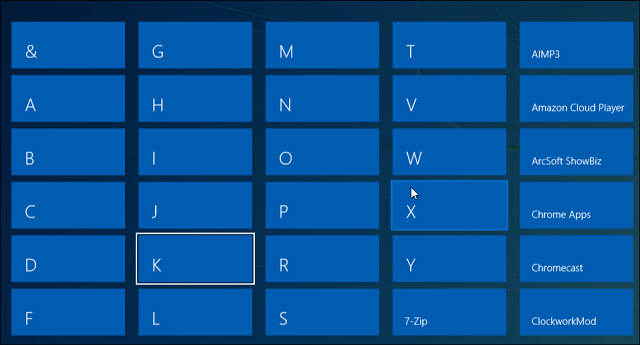 Windows 8.1 Sfat: găsiți aplicații după nume