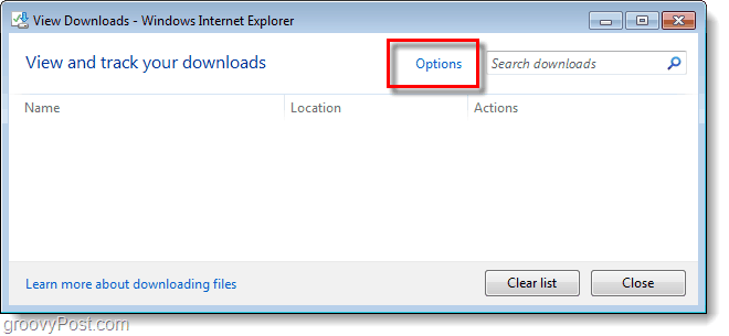 Cum să schimbați folderul de descărcare Internet Explorer 9 implicit