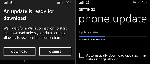 actualizarea Windows Phone 8-1 Update