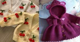 2023 noi modele de cardigan tricotat bebe! Cele mai frumoase modele de cardigane! Diferite modele de cardigan pentru bebelusi
