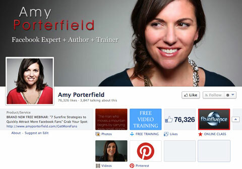 pagina de facebook amy porterfield