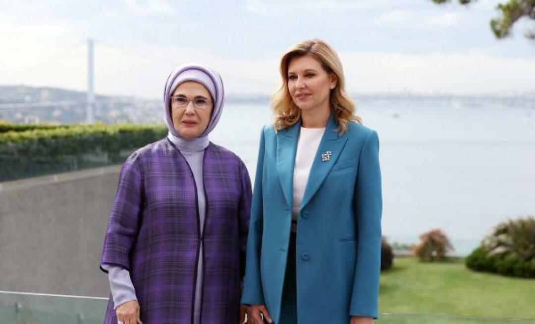 Emine Erdoğan a găzduit-o pe Olena Zelenska, soția președintelui Ucrainei!