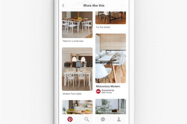 Pinterest începe să își aplice tehnologia de căutare vizuală și instrumentele de descoperire la baza sa de conținut publicitar.