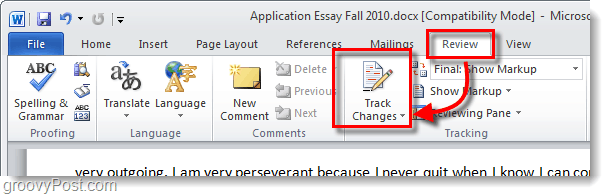 revizuirea modificărilor track track 2010