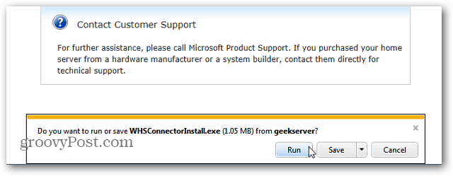 Cum să adăugați un computer client Windows 7 pe Windows Home Server [versiunea 1]
