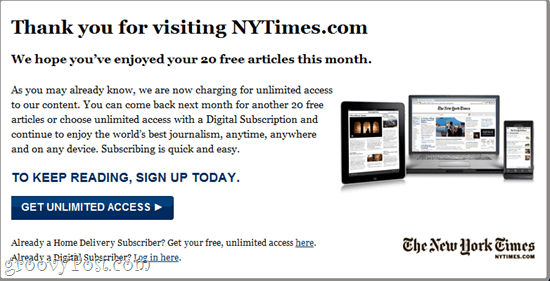 ocolire NYtimes Paywall