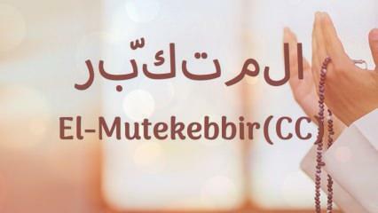 Ce înseamnă al-Mutakabbir? Al Mutakabbir
