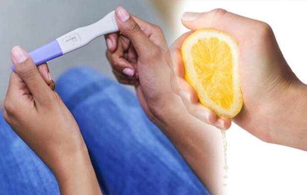 Cum se face un test de sarcină cu lămâie?