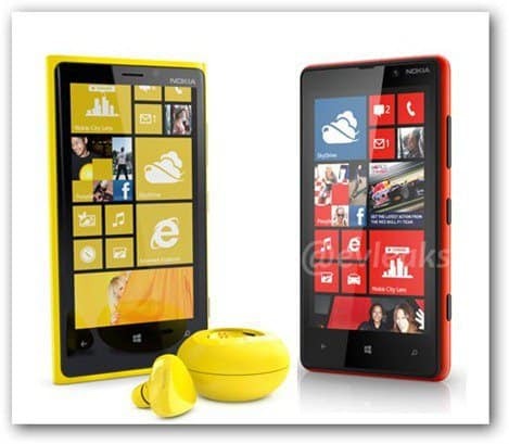 evleaks Lumia 820 Lumia 920 față
