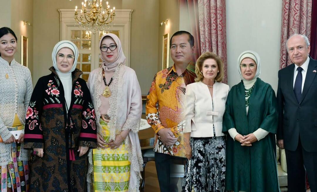 Emine Erdoğan s-a întâlnit cu ambasadorii și soții lor, ale căror mandate vor expira în septembrie