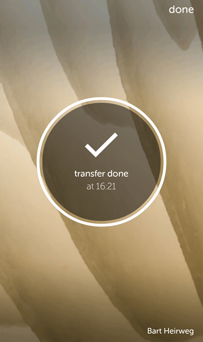 WeTransfer Android completat