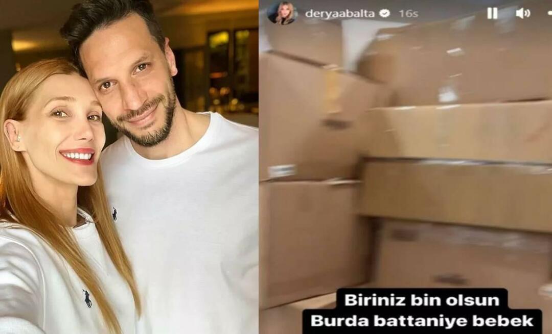 Soția lui Hakan Balta, Derya Balta, a luat-o razna când a văzut cămașa de noapte în cutia de ajutor!