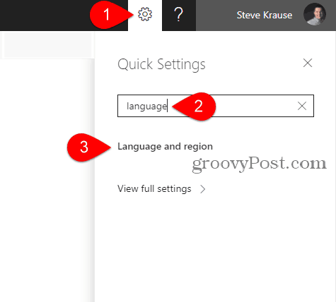 Outlook-schimbare-language-settings