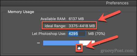RAM ideal Photoshop