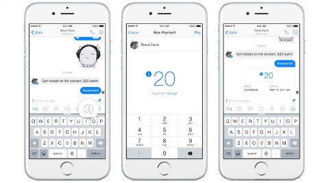 Facebook adaugă funcția de plată în Messenger