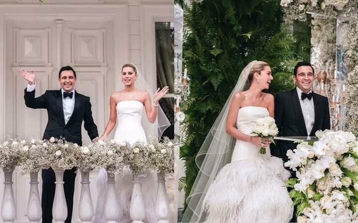 Fotografii de la nunta cuplului Hacı și Nazlı Sabancı