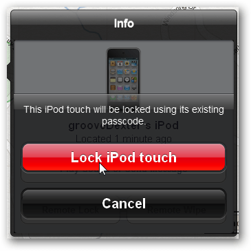 blocați ipod touch sau iphone pentru a împiedica accesul
