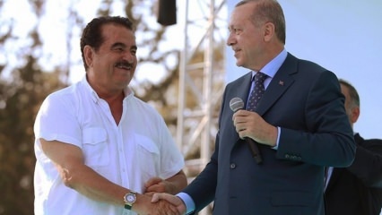 Împărtășirea președintelui Erdoğan de la İbrahim Tatlıses!