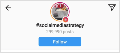 numărul total de postări pentru un anumit hashtag Instagram