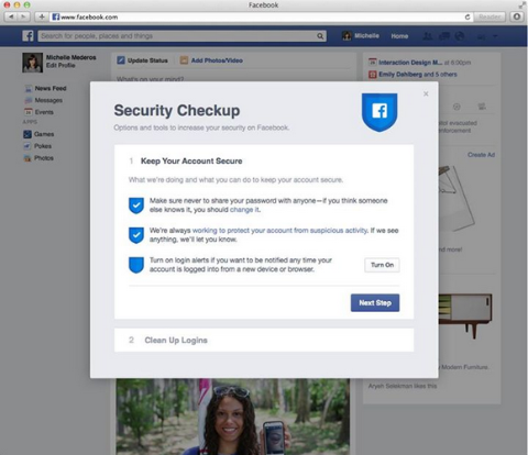 Facebook testează o nouă funcție de verificare a securității