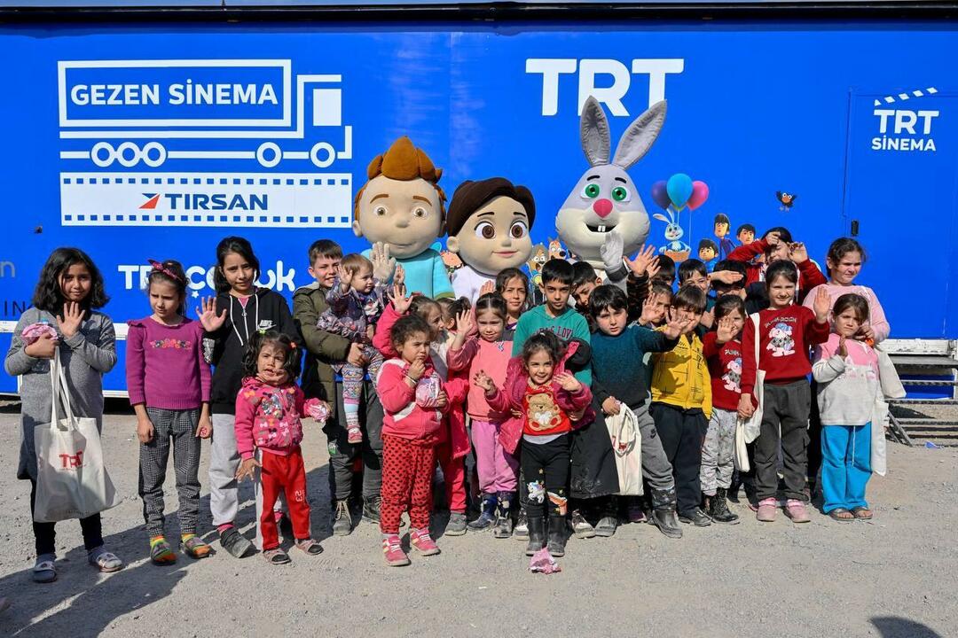 TRT Gezen Cinema a pus un zâmbet pe chipurile victimelor cutremurului