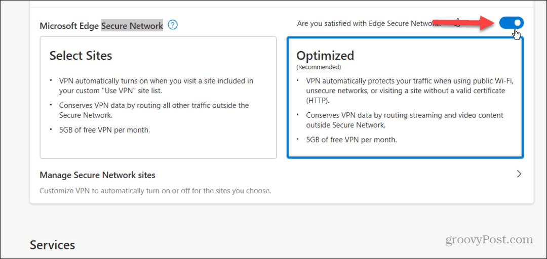 Cum să activați și să utilizați VPN-ul Microsoft Edge