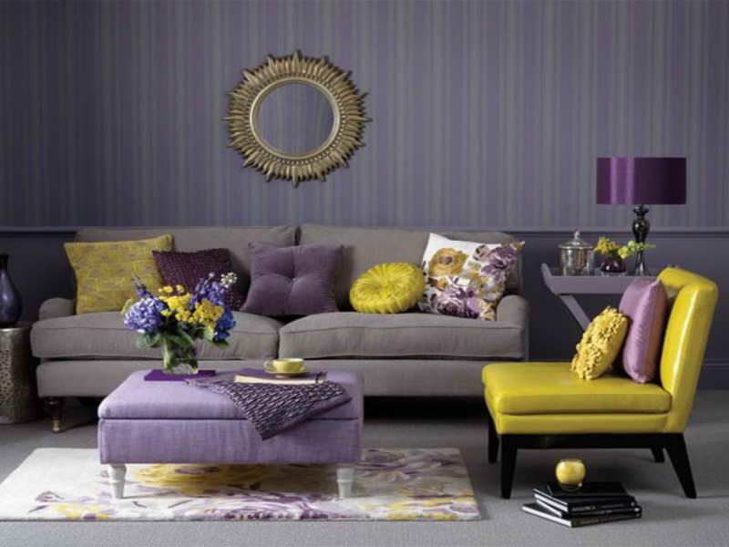 Sugestii moderne de decorare a locuinței cu culoare violet