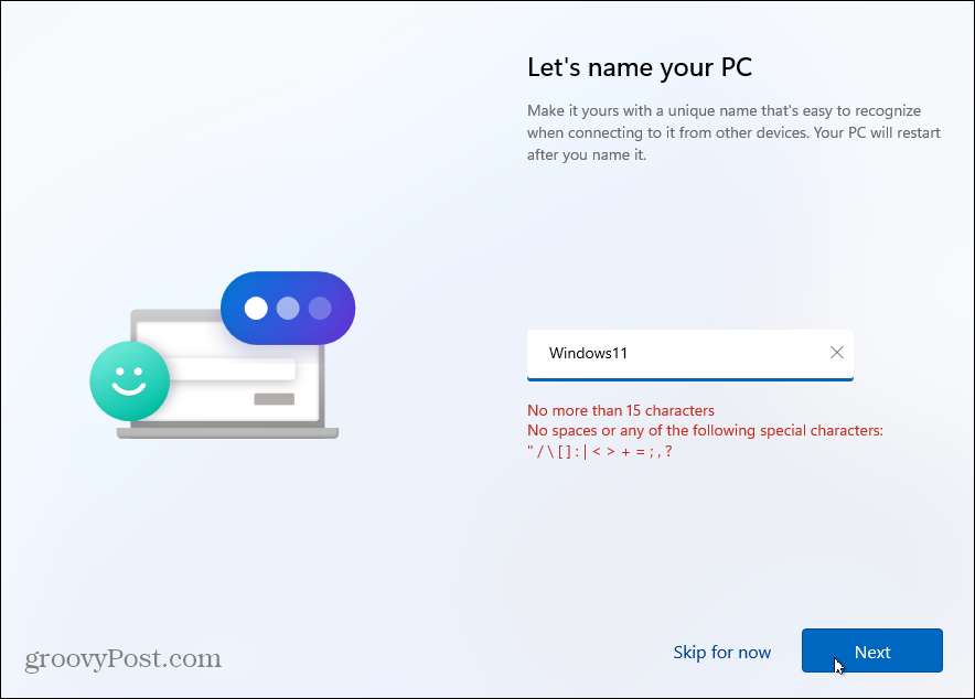 Denumiți PC-ul Windows 11