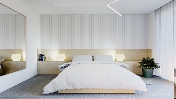 decor minimalist dormitor