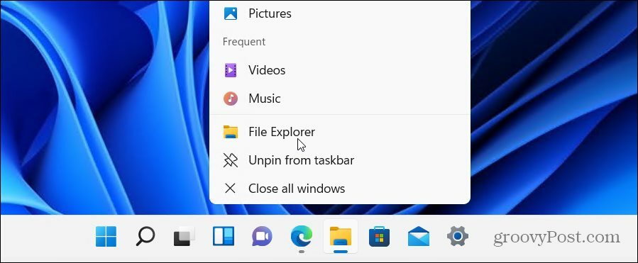  lansați File Explorer Windows 11