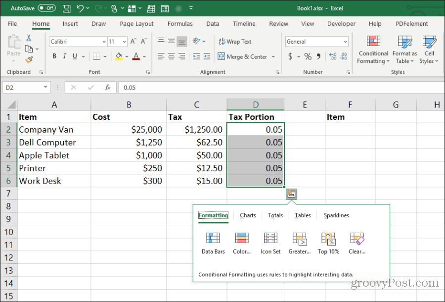 rezultat al lipirii unui calcul