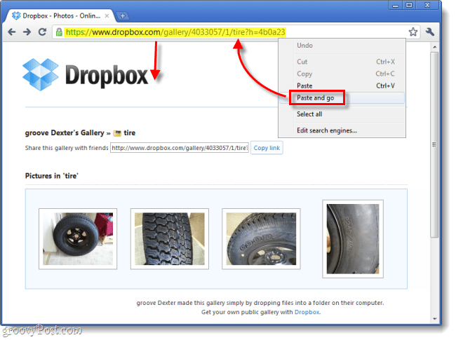 Cum să utilizați Dropbox ca galerie de partajare a fotografiilor