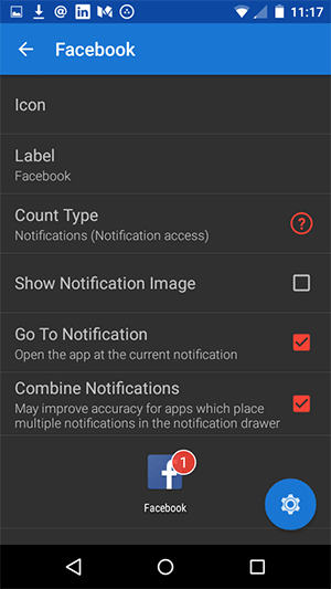 setările aplicației de notificare Android pentru fiecare rețea socială