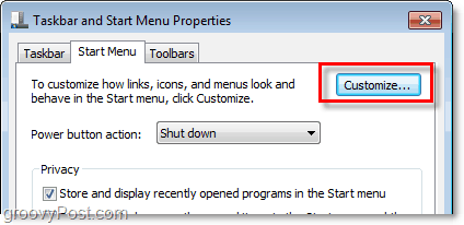 personalizați meniul de pornire a Windows 7