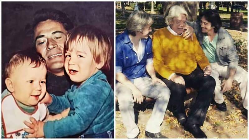 Cüneyt Arkın și-a împărtășit fotografiile făcute în urmă cu 40 de ani copiilor săi