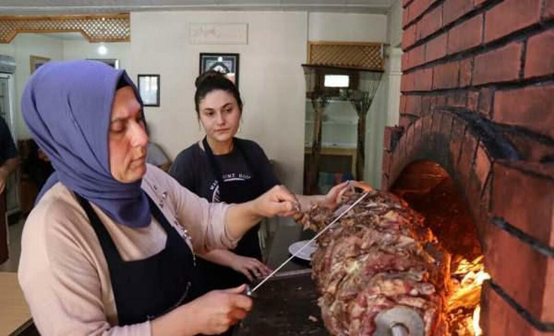 O premieră de la mamă și fiică în Erzurum! Ei conduc un magazin de kebab cu cag