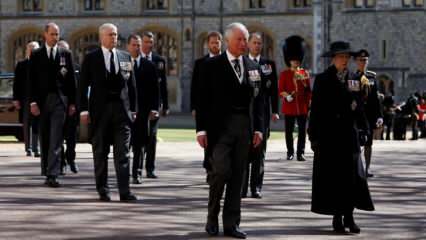 Regatul Angliei s-a înnegrit! Imagini de la înmormântarea prințului Philip ...