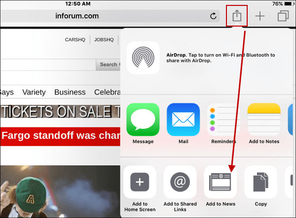 Aplicația iOS Apple News: Adăugați fluxuri RSS pentru site-urile pe care le doriți cu adevărat