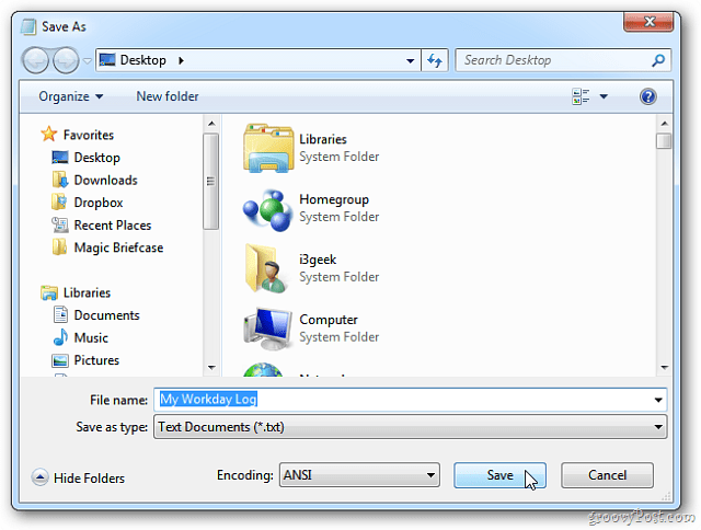 Notepad Windows: Creați jurnalele timbrate de timp