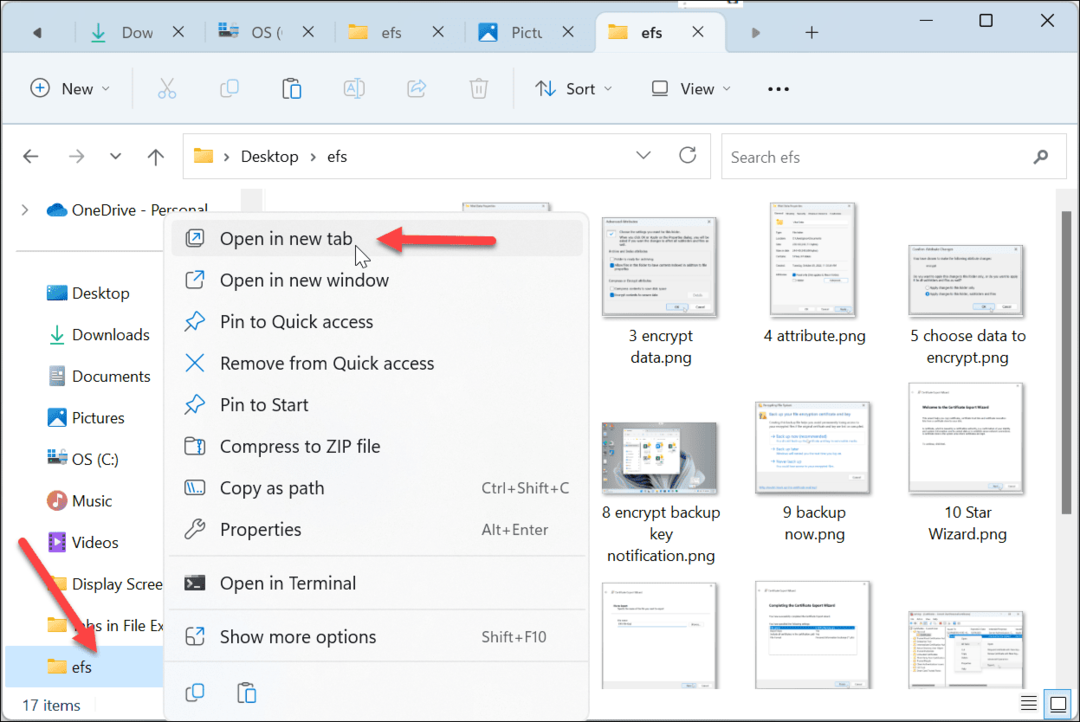 Utilizați filele în Windows 11 File Explorer