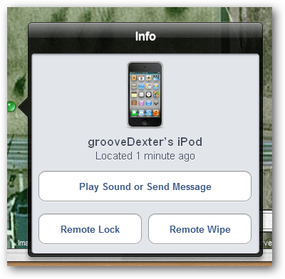 blocați sau ștergeți sau trimiteți mesajul pierdut pentru iPhone sau ipod