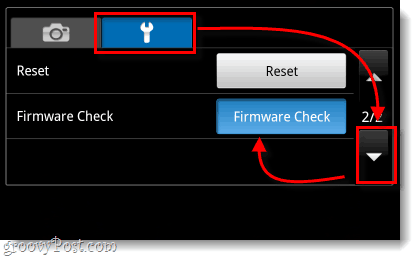 setări cheie pagina 2 verificare firmware