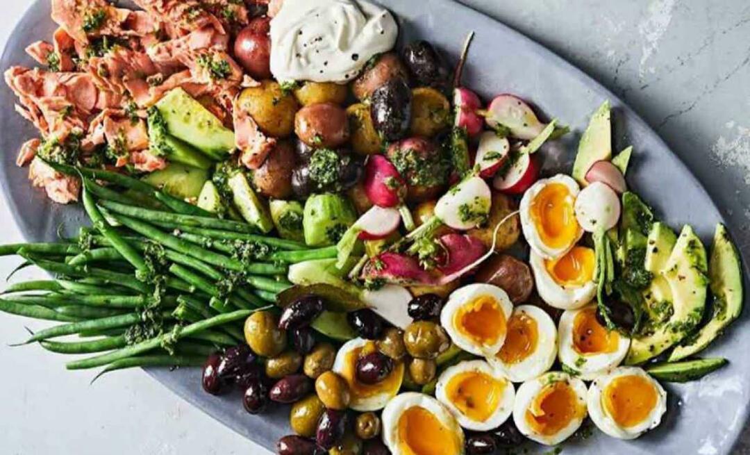 Cum se face Salata Niçoise? Reteta de salata Niçoise